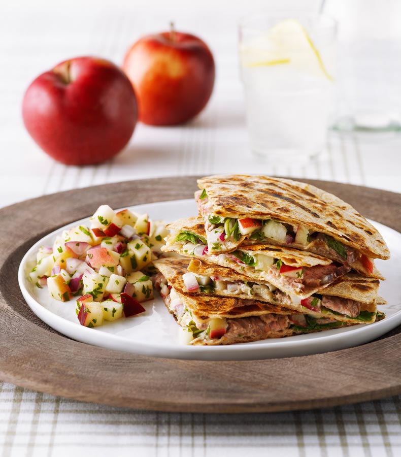 Quesadillas with Ontario Apple Salsa