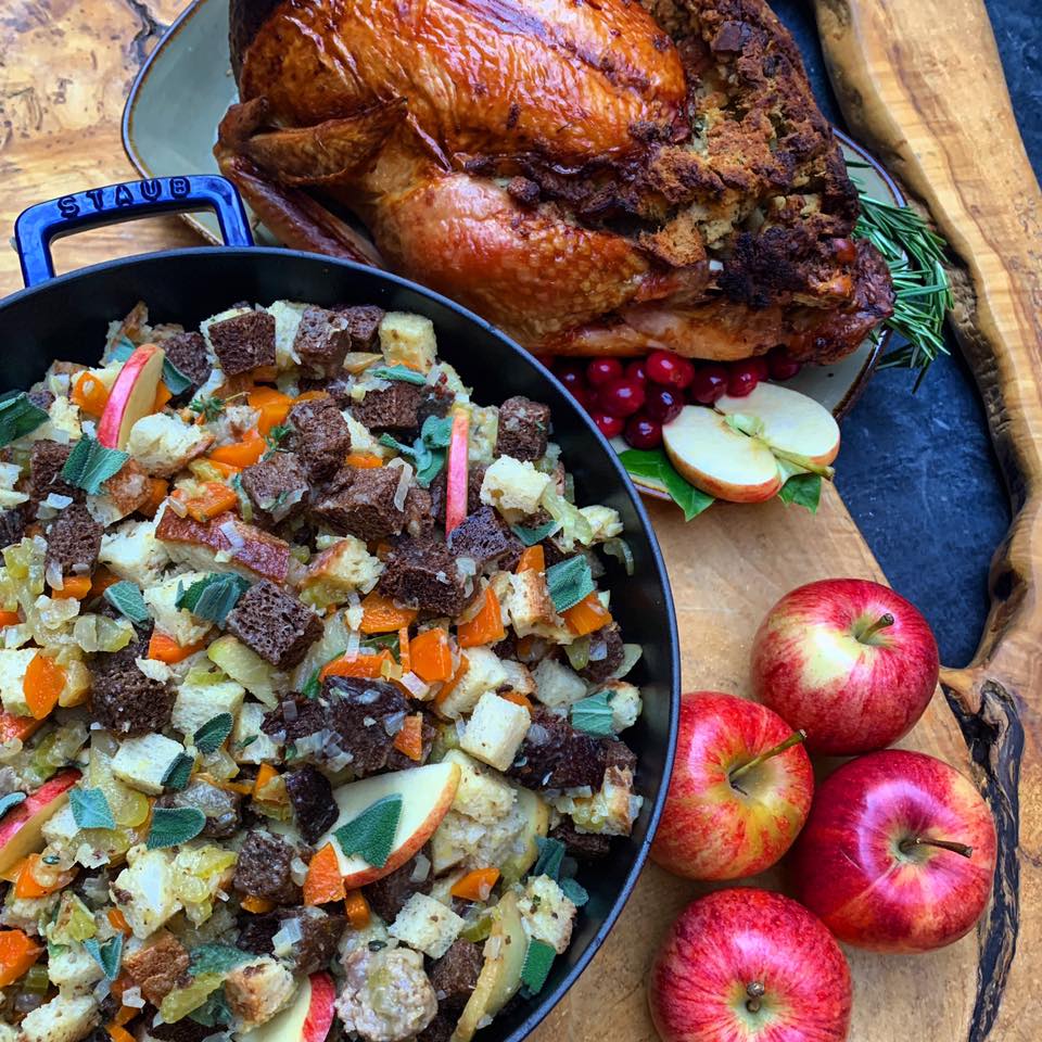 Roast Turkey Paysanne with Ontario Apple & Sausage Stuffing